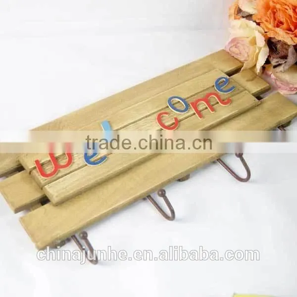 Household Sundry Wall Mounted Hooks Wood Hooks for Sale photo-3