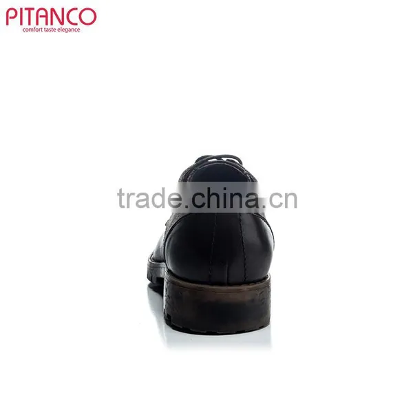 Restoring Ancient Ways Lace-up Leather and Canvas Shoes for Men photo-3