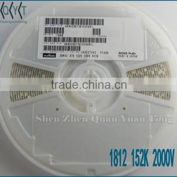 Capacitors GRM43DR73D152KW01L 2000V 1500PF 1812 NEW photo-2