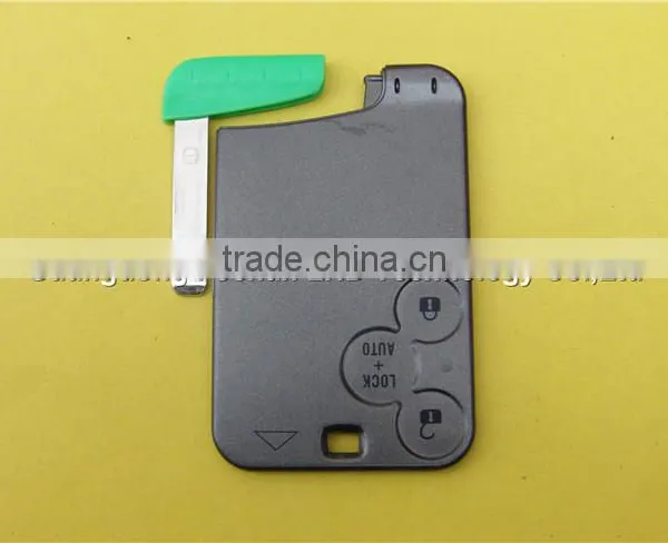 Hot Key Card Renault for 3 Button Replacement Blank Renault Laguna Remote Smart Card Key Case Cover photo-2