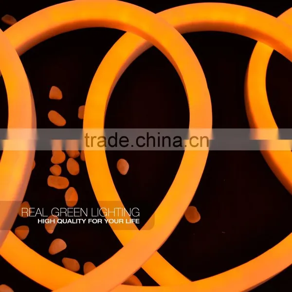 LED Neon Rope Light Flexible Orange Color Orange LED Neon Flex Rope Light photo-2