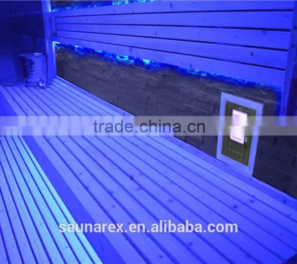 Hemlock Modern Sauna Room With Glass photo-2