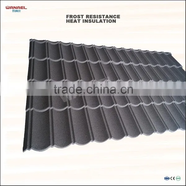 Stone Coated Metal Steel Roofing Material Thermal Insulation Roof Tiles photo-6