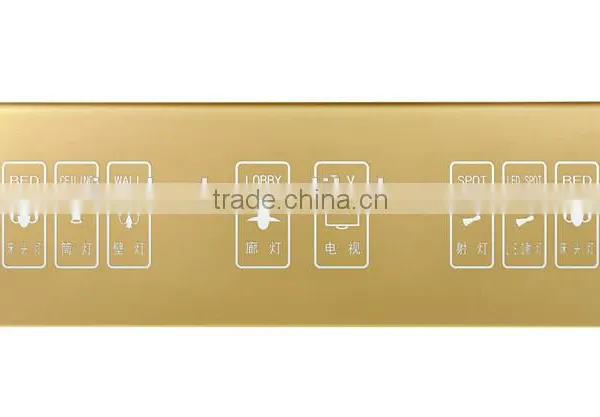 3GANG 3 WAYS Intelligent Touch Screen Light Control Switch LED Touch Switch photo-3