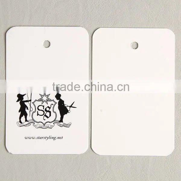 Art Paper Printed Paper Card With Round Angle Cut for Men's Outer Jackets photo-2