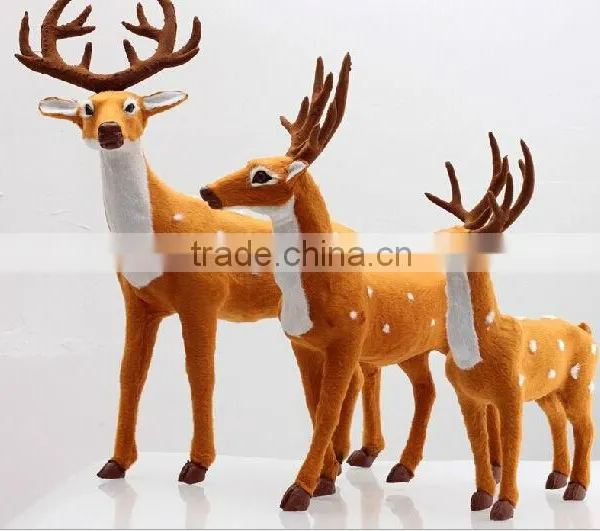 Simulated Deer Fabric Christmas Decor