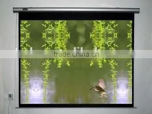 Motorized Style Electric Projector Screen,aluminum Case,matte White Projection Screen photo-2