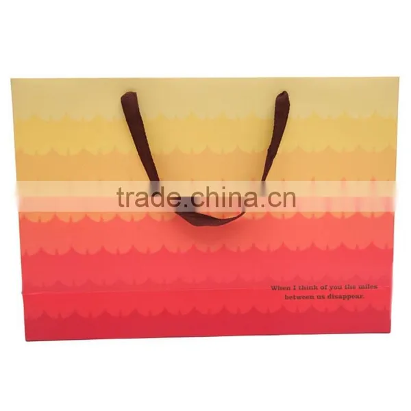 Rainbow Paper Bag Paper Bag Gift Bag Shopping Paper Bag Low Price Customized Logo photo-4