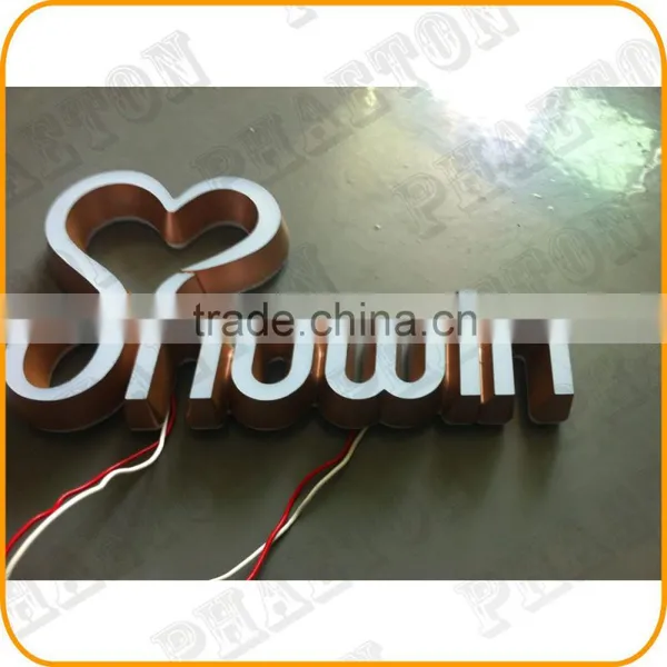 Hot Selling Face Lit and Halo Lit LED Acrylic Sign photo-3