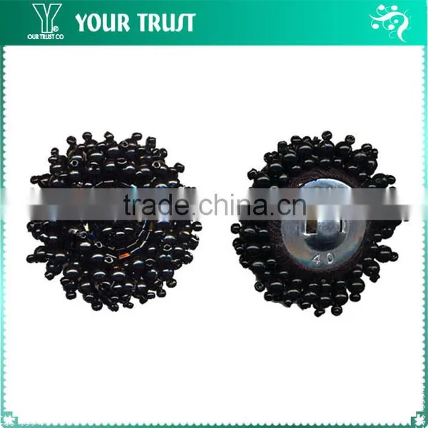 10MM Black Square Fancy Ladies Decorative Cover Shank Acrylic Button photo-5