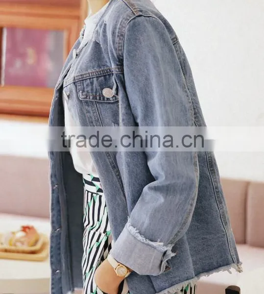 Women Jeans Jacket Eco-Friendly