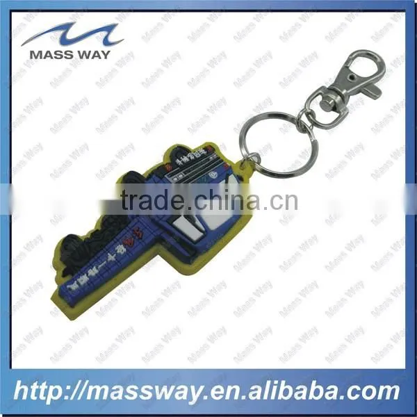 Promotional Custom 3D Star Shape Soft PVC Rubber Keychain photo-4