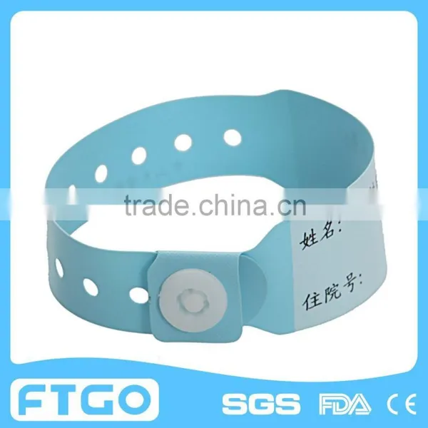 One off Wristbands, Disposable id Bracelet, Pvc Write-on Patient id Wristbands