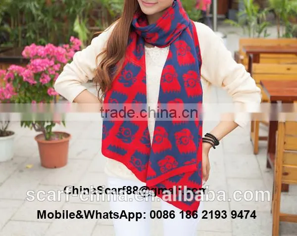 Wholesale Cartoon Winter Scarf Women photo-2