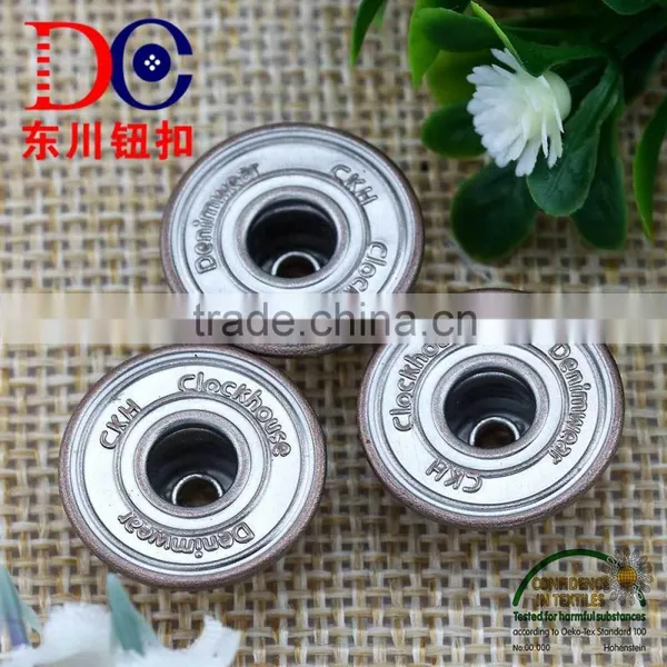 Round Shape Custom Jeans Buttons for Apparel Button Maker photo-4