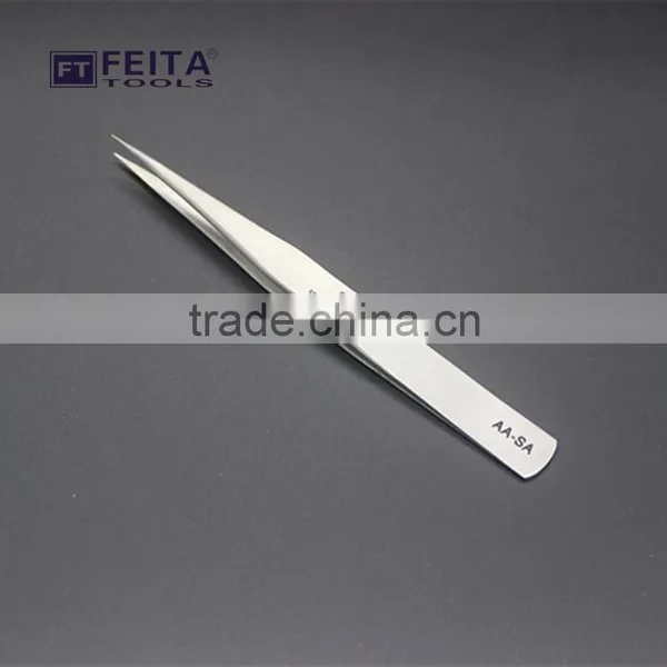 Professional Stainless Steel Tweezers / Antistatic Stainless Steel Best Tweezers for Eyebrows photo-3