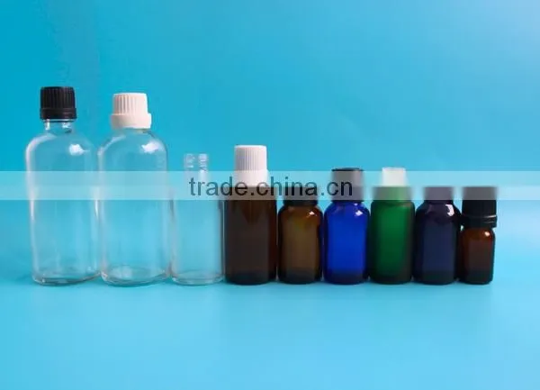 Transparent 100ml Essential Oil Bottle Plastic Screw Cap photo-4