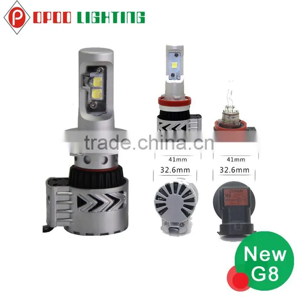 XPH50 G8 6500K 6000LM PSX26 Led Headlight Bulb photo-6