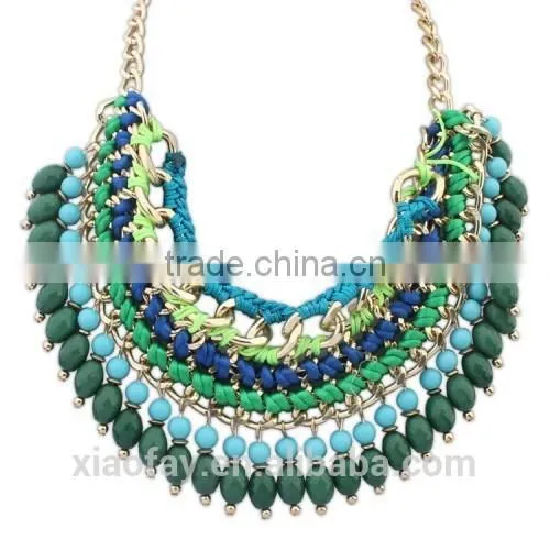105945 Wholesale Fashion Statement Jewelry, Germanium Alloy Statement Necklace Jewelry photo-6