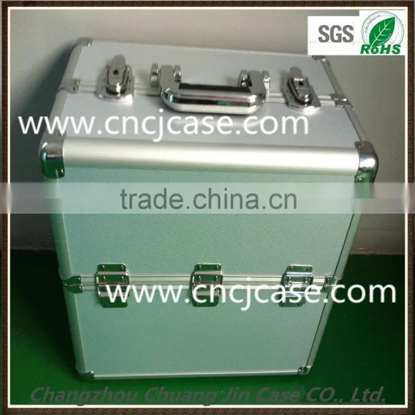 Aluminum Storage Carrying With Rremovable Dividers Double-open Aluminum Tool Box Set photo-2