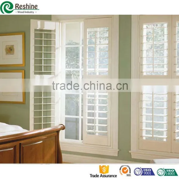 PVC Shutter Poly Louvered Shutter Window photo-4