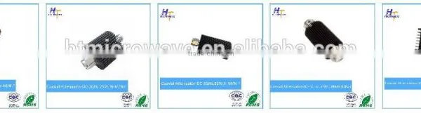 RF Coaxial Attenuator,100Watts, DC-3GHz, DIN Connector, for Wireless Apps photo-2