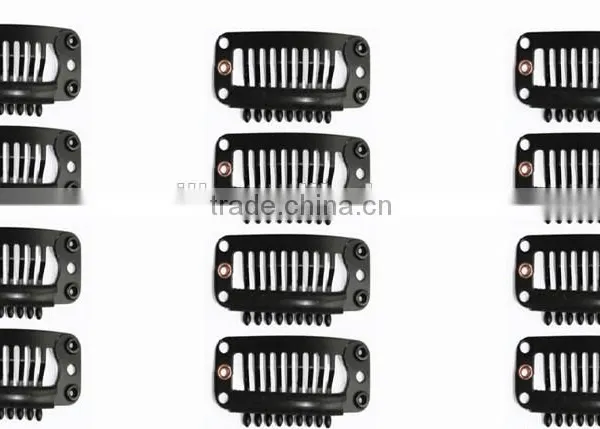 Snap Comb Clips Hair Extension Metal Clips Clip in Hair Extension Clips photo-6