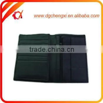 High-end Men's Black PU Passport Wallets photo-3
