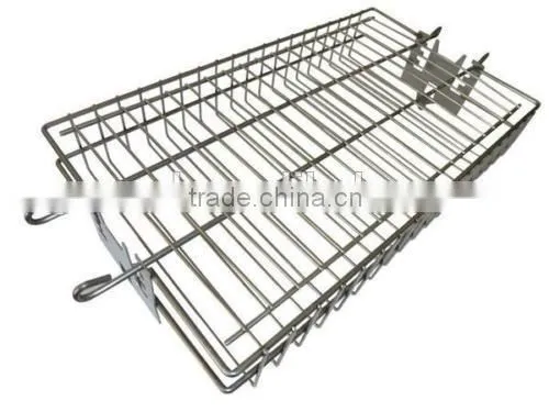 BBQ Rotisserie Wire Grilling Vegetable Fish Basket