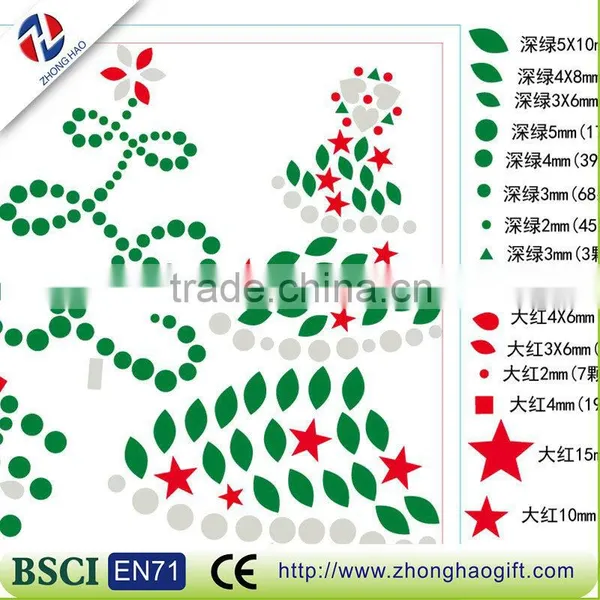 DIY Present Shape Crystal Sticker Design photo-4