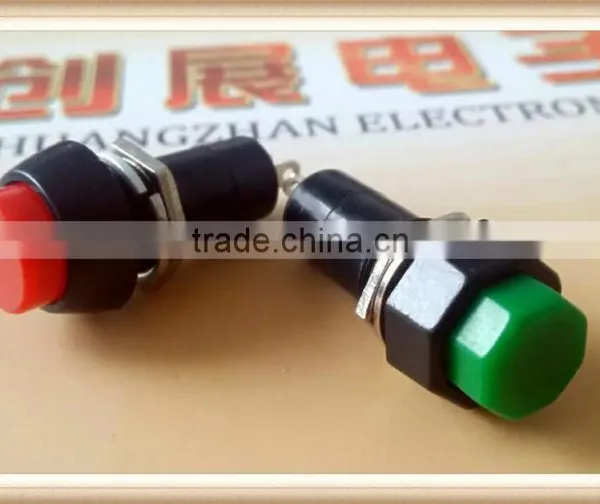 DS-212 Bell Push Button Switch,Blue Latching Dash OFF-ON Push-Button Car Switch photo-2