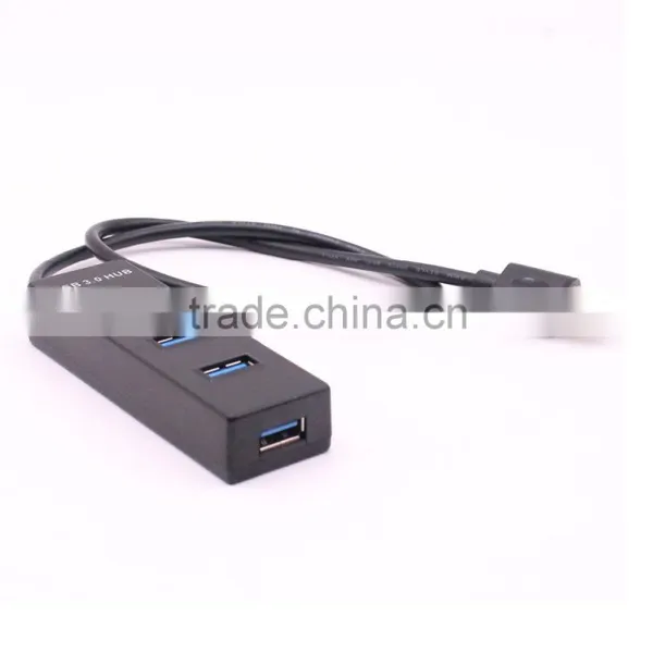 USB3.0 Splitter High-speed Expansion Delayed Four USB3.0 Hub With Power Supply Port Hub Wholesale photo-3