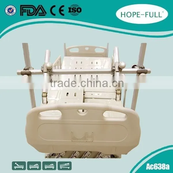 Professional Hospital Bed With Central Braking Padel photo-3