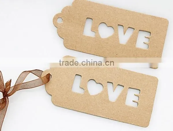 Recycled Kraft Paper Hang Tags for Lady's Clothing photo-5