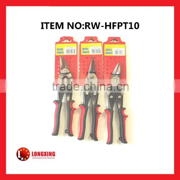 Factory Supply Straight CRV Aviation Tin Snips For Cutting Steel Sheet Aviation Tin Snips, Iron Scissors