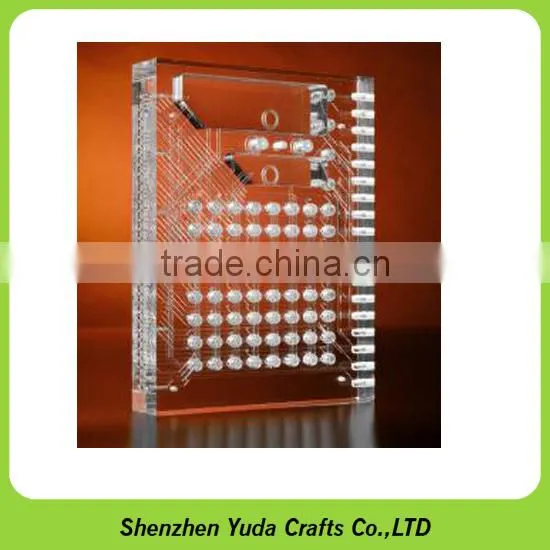 Custom Finished CNC Lasering Clear Acrylic Block Engineering Acrylic CNC Machining Service photo-6