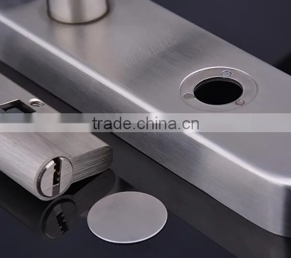Rfid Cylinder Digital Keypad Door Handle Lock With European Mortise photo-4