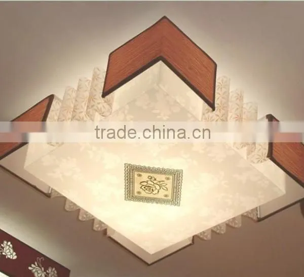 High Quality LED Strip Light,indoor Ceiling Light ,square Parchment Light Shade for Bedroom photo-5