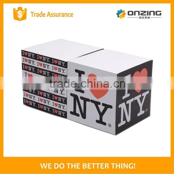 Non Sticky Woodfree Paper 4 Sides Custom Printing Cube Notepad photo-3