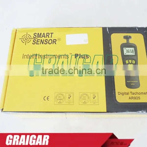 Smart Sensor AR925 AR925 0.5~19999RPM Contact Digital Tachometer RPM Meter Digital Tach Speedometer photo-4