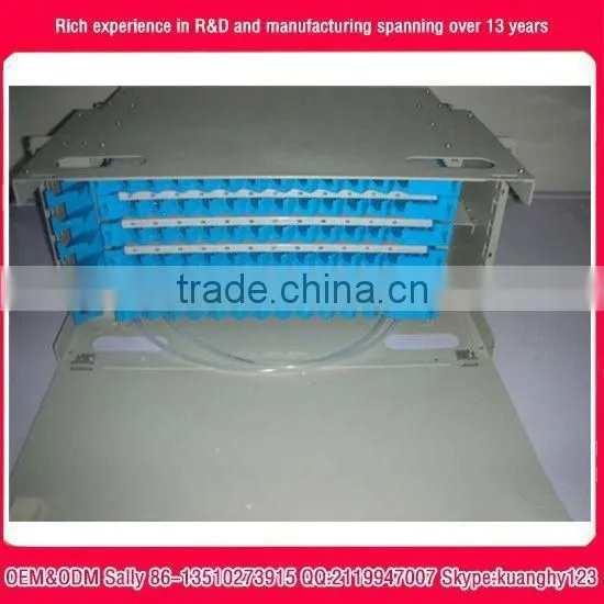 Hot Selling High Quality 19 Rack Mount Optical Odf Distribution Patch Panel photo-4