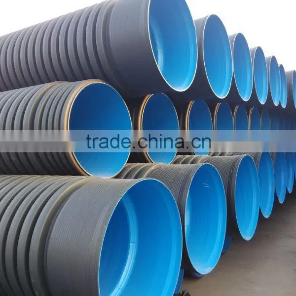 PE Double Wall Corrugated Plastic Drainage Pipe photo-4