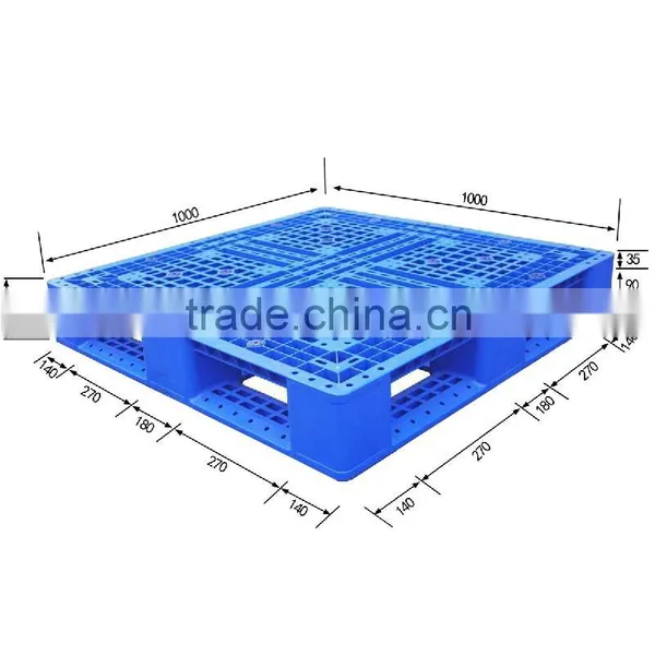 High Quality Steel Reinforced HDPE Heavy Duty Plastic Pallet photo-6