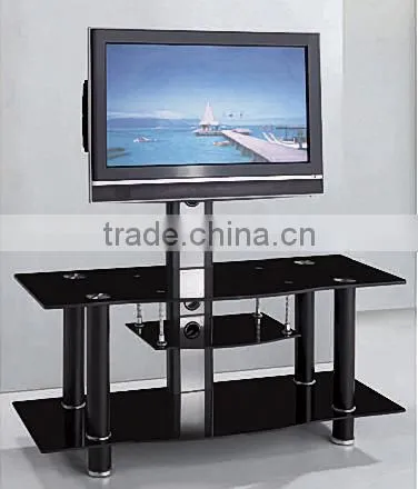 Modern 3 Tier Led Glass Tv Stand photo-2