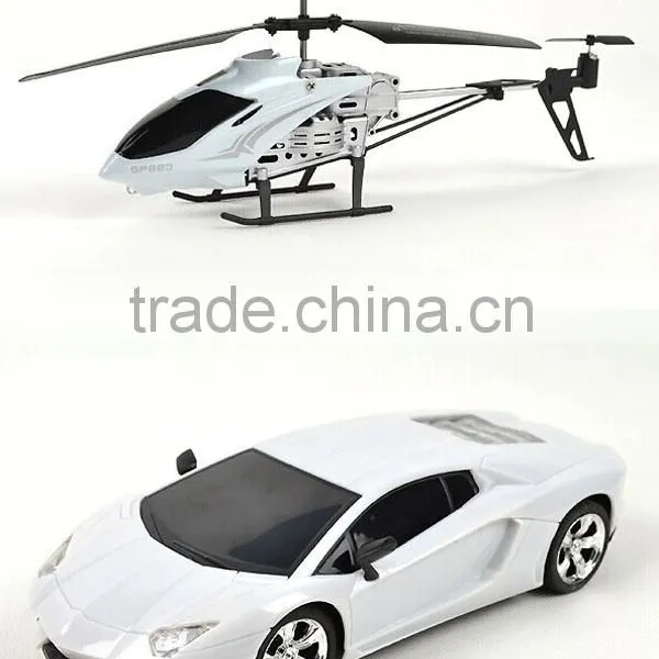 2 IN 1 3CH RC Helicopter With Gyro & 4CH RC Car photo-4