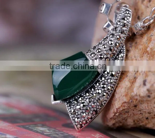 Horn Shaped Pendant Handmade Jewelry Thailand Factory Direct Wholesale photo-4