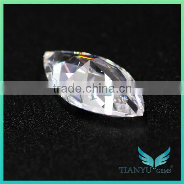 Hot Sale Free Samples Synthetic CZ Stone Wholesale 6*12 White Heat Marquise Cut Loose Cubic Zirconia Price photo-4