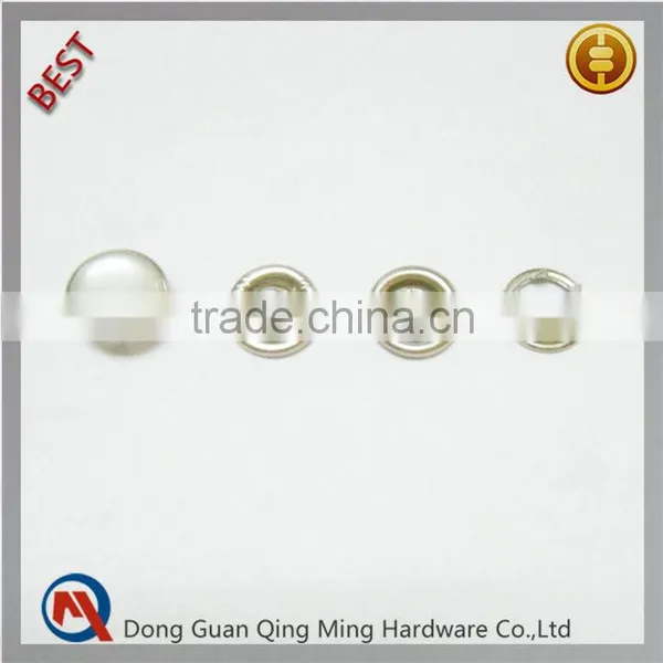 10mm pearl duble prong ring Snap Button,prong snap fastner