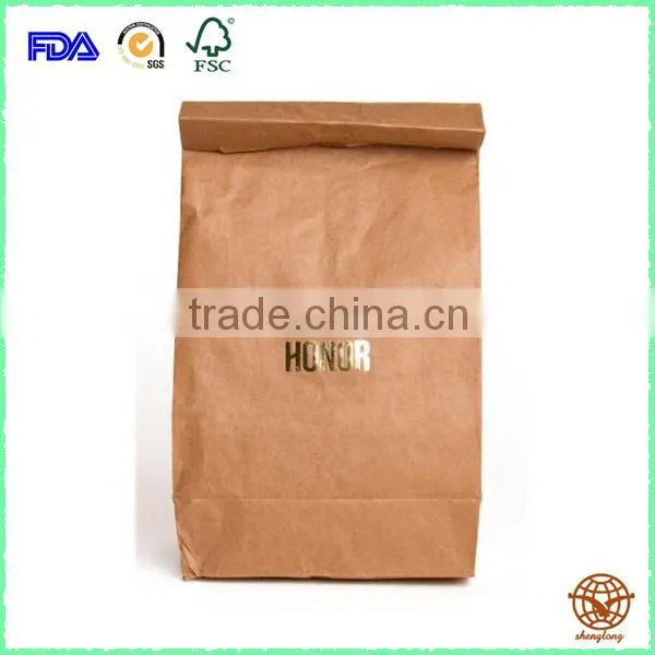 Fashionable Custom Printed Kraft Carrier Bag, Eco-friendly Kraft Shopping Bag photo-2