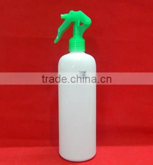 500ML Plastic Trigger Spray Bottle,White Cleaning Spray Bottle/ 500ml HDPE Detergent Liquid Plastic Bottle With Trigger Sprayer
